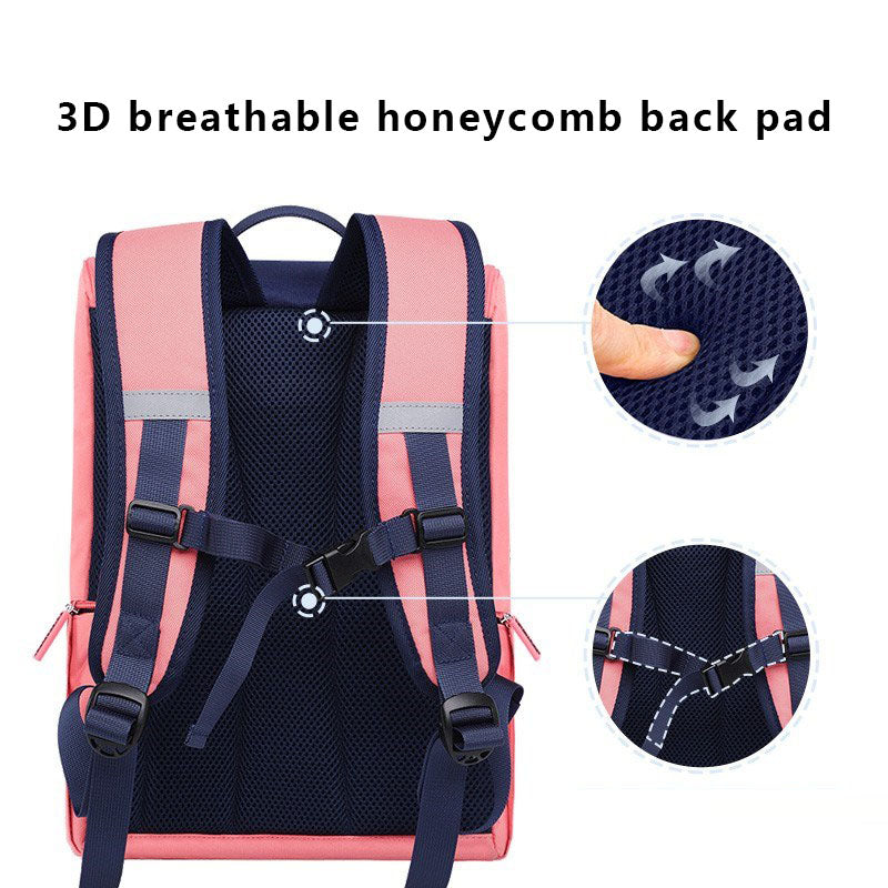 VICTORIATOURIST S8031 Burden-reducing Backpack Oxford Cloth Kids Primary School Student Schoolbag, Large Version VICTORIATOURIST S8031 Burden-reducing Backpack Oxford Cloth Kids Primary School Student Schoolbag, Large Version